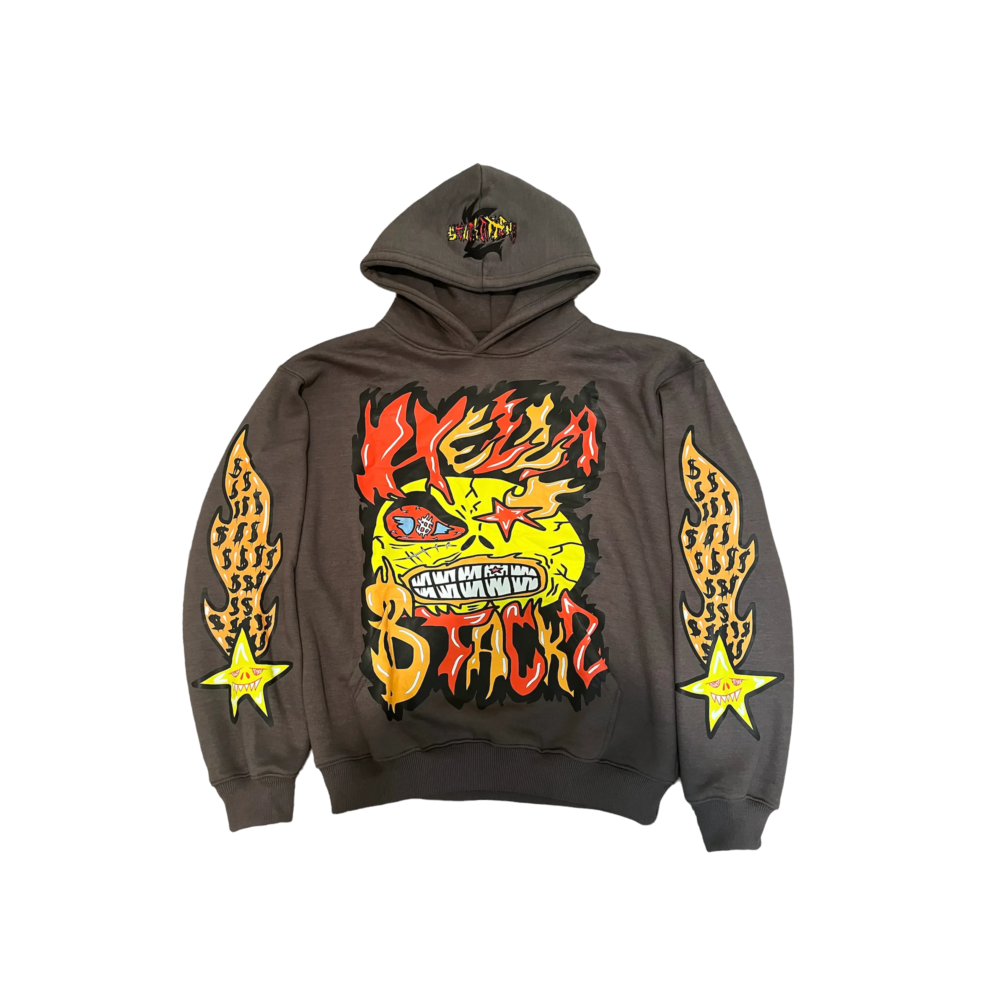 Grey HellaStackz Hoodie
