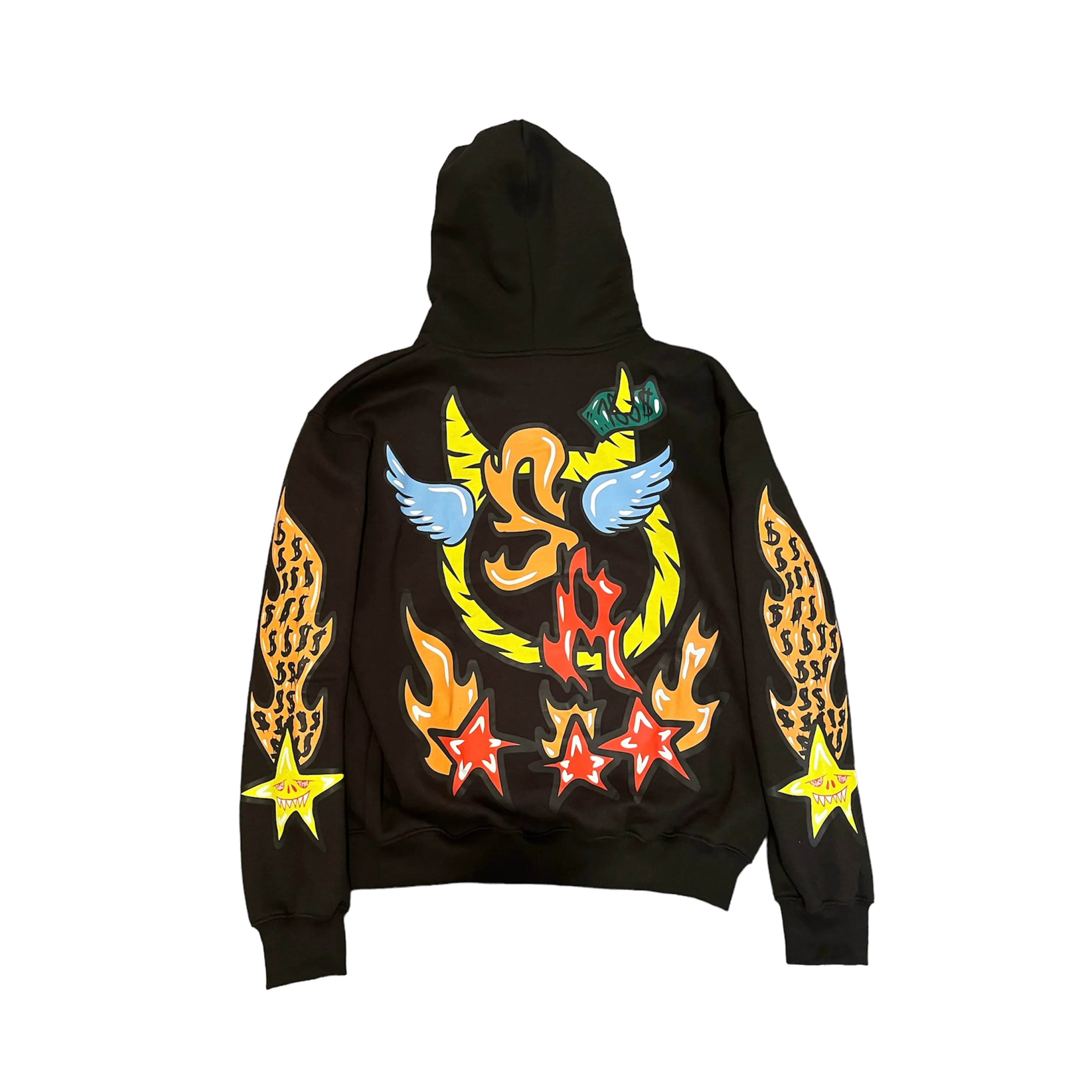 Black HellaStackz Hoodie